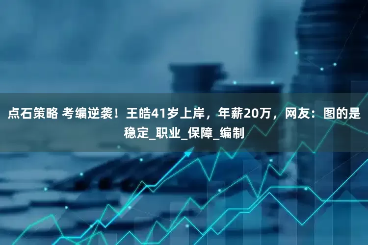 点石策略 考编逆袭！王皓41岁上岸，年薪20万，网友：图的是稳定_职业_保障_编制