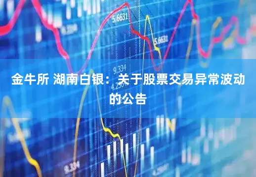 金牛所 湖南白银：关于股票交易异常波动的公告